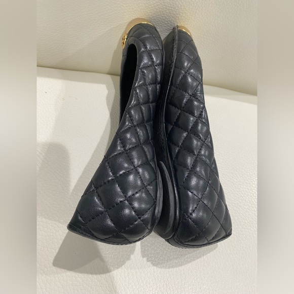 TORY BURCH Kaitlin Quilted Leather Ballet Flats Size 7.5 - Picture 6 of 9